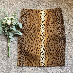 Michael Kors animal print skirt